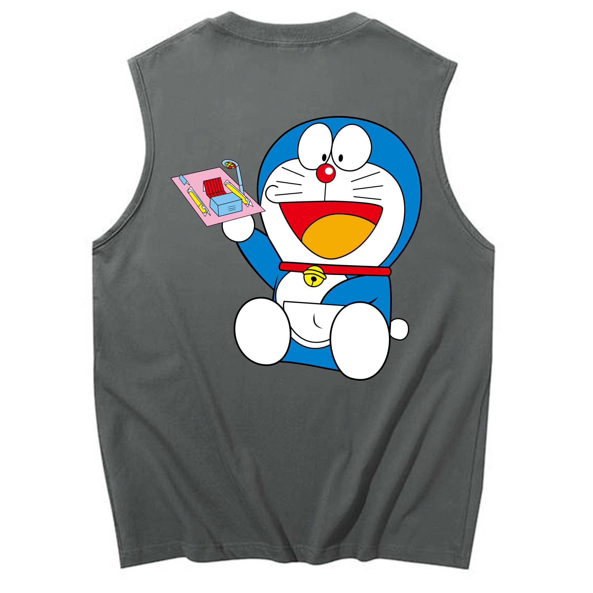 （画像用） ドラえもん Doraemon コットン100％タンクトップ（背面プリント）